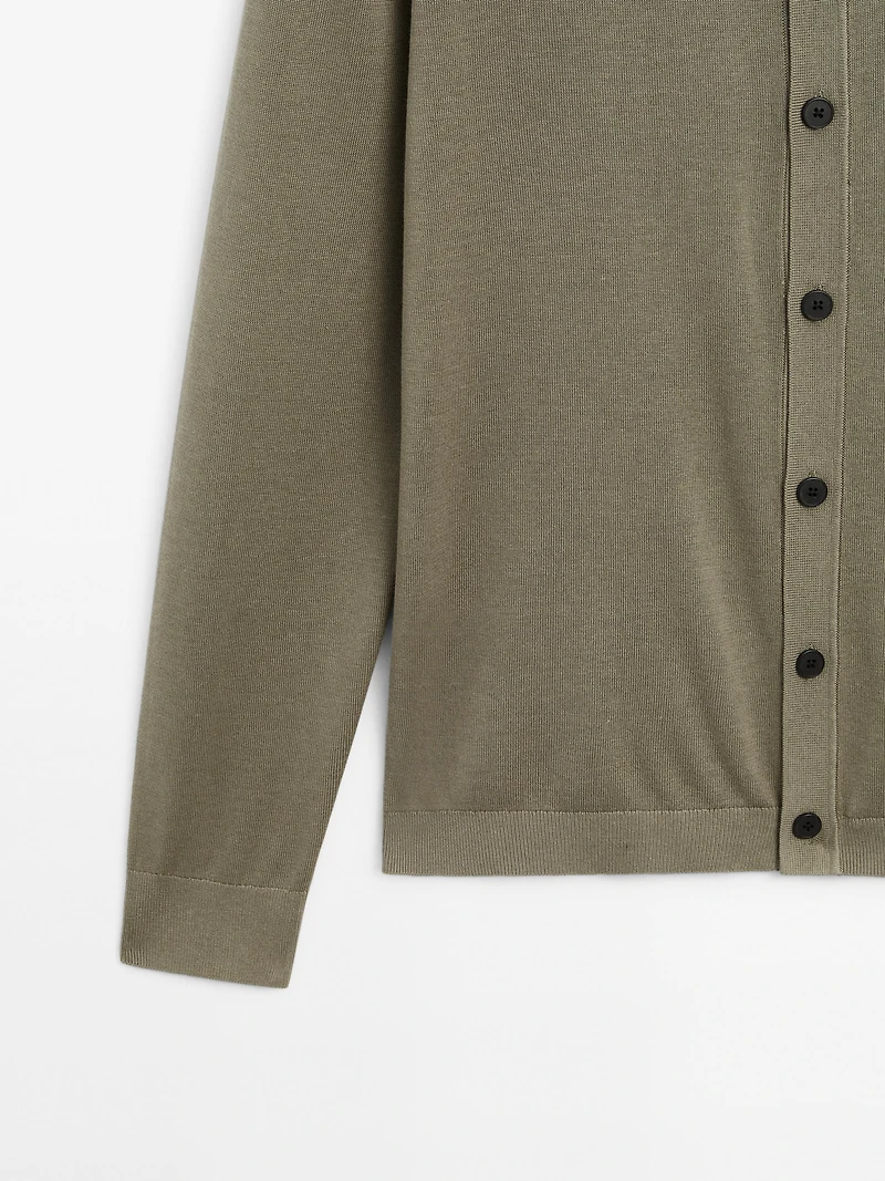 Cardigan coton