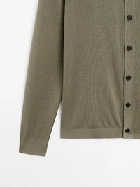 Cardigan coton