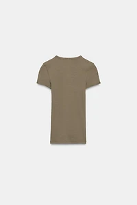 RIBBED T-SHIRT