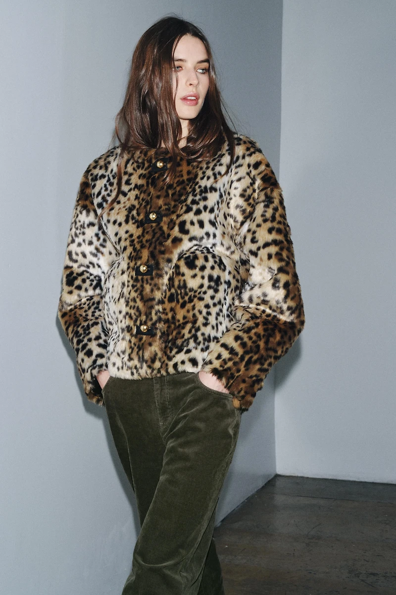 ZW COLLECTION ANIMAL PRINT JACKET