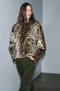 ZW COLLECTION ANIMAL PRINT JACKET