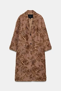 ZW COLLECTION LIMITED EDITION EMBROIDERED LONG COAT