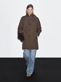 Veste matelassée longue et légère
