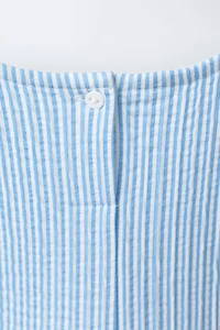 ROBE IMPRIMÉ À RAYURES ET CŒUR