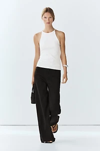 Flowy wide-leg jeans