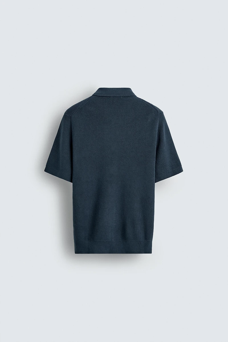 POLO EN MAILLE NACRÉE