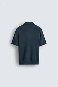 POLO EN MAILLE NACRÉE