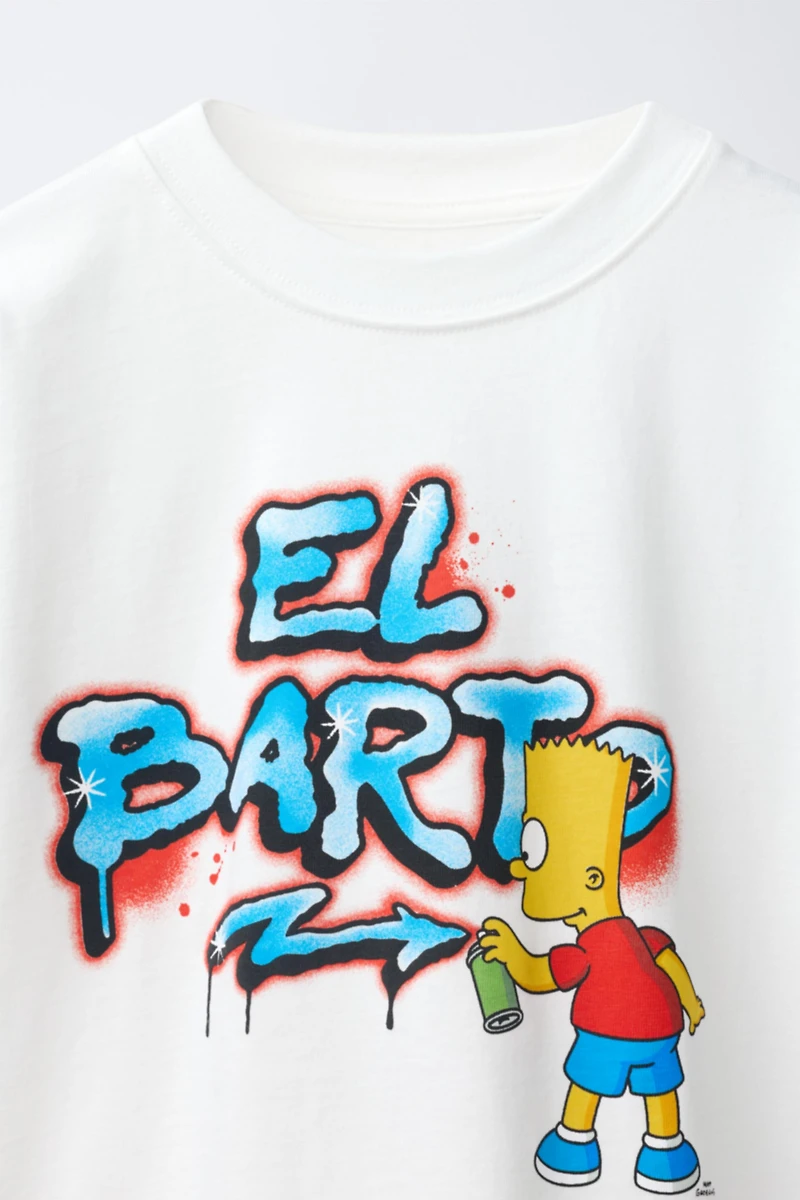 T-SHIRT IMPRIMÉ BART THE SIMPSONS™