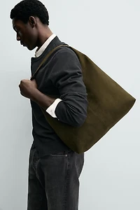 PLAIN SHOULDER BAG