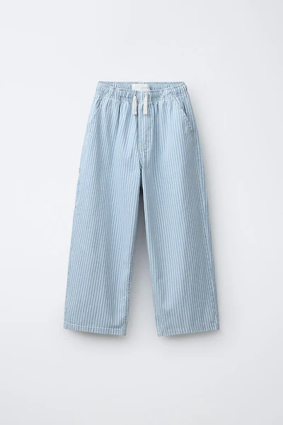 PANTALON BALLON À RAYURES
