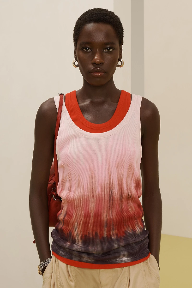 PRINTED TANK TOP