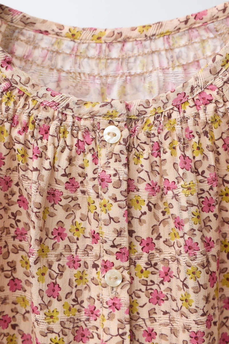FLORAL PRINT BLOUSE