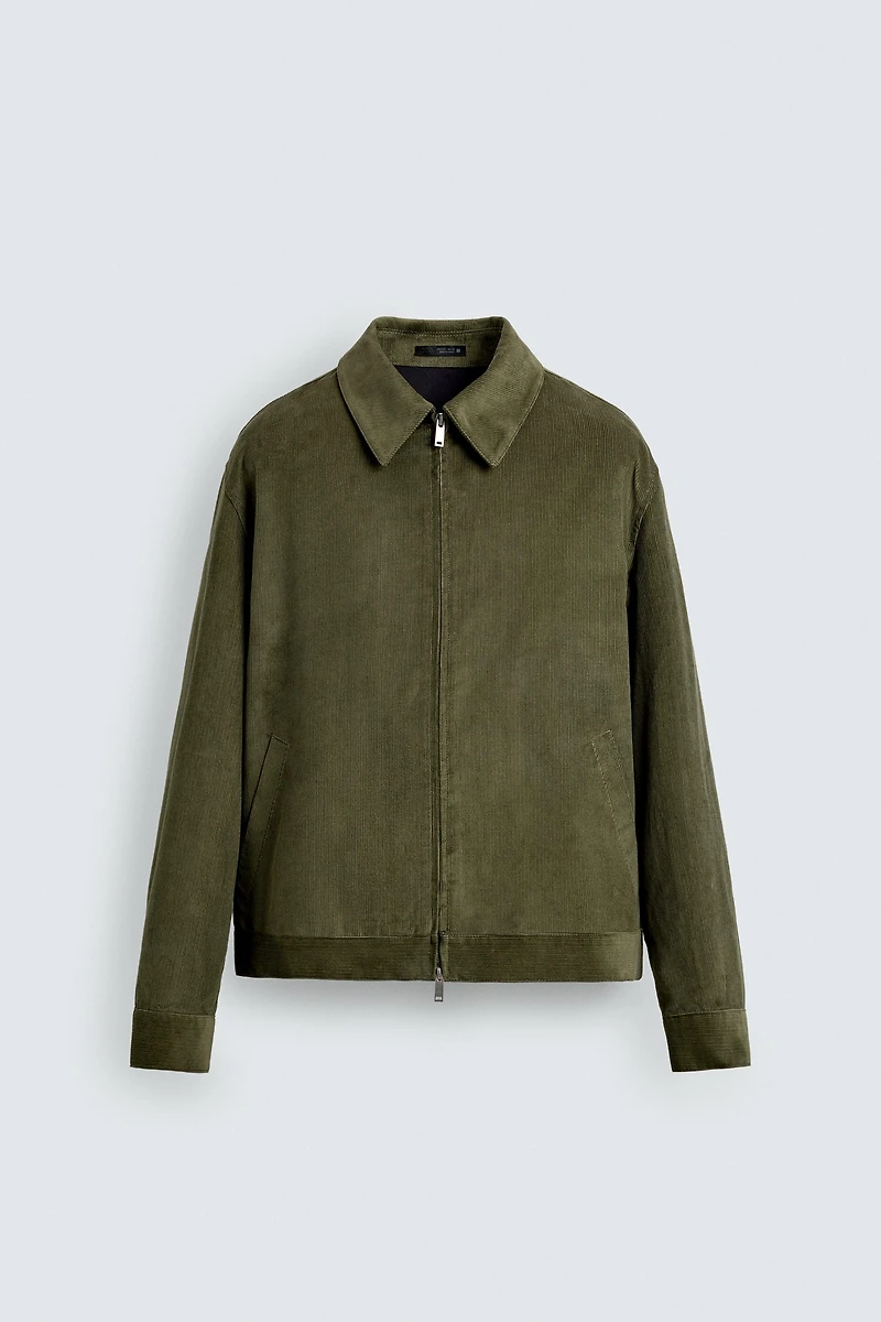 CORDUROY ZIP-UP JACKET