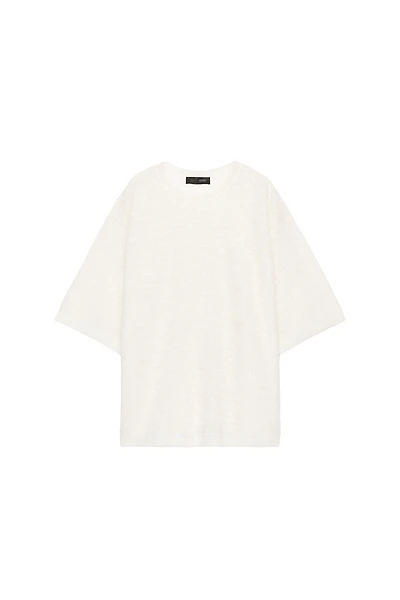OVERSIZED TEXTURED KNIT TOP