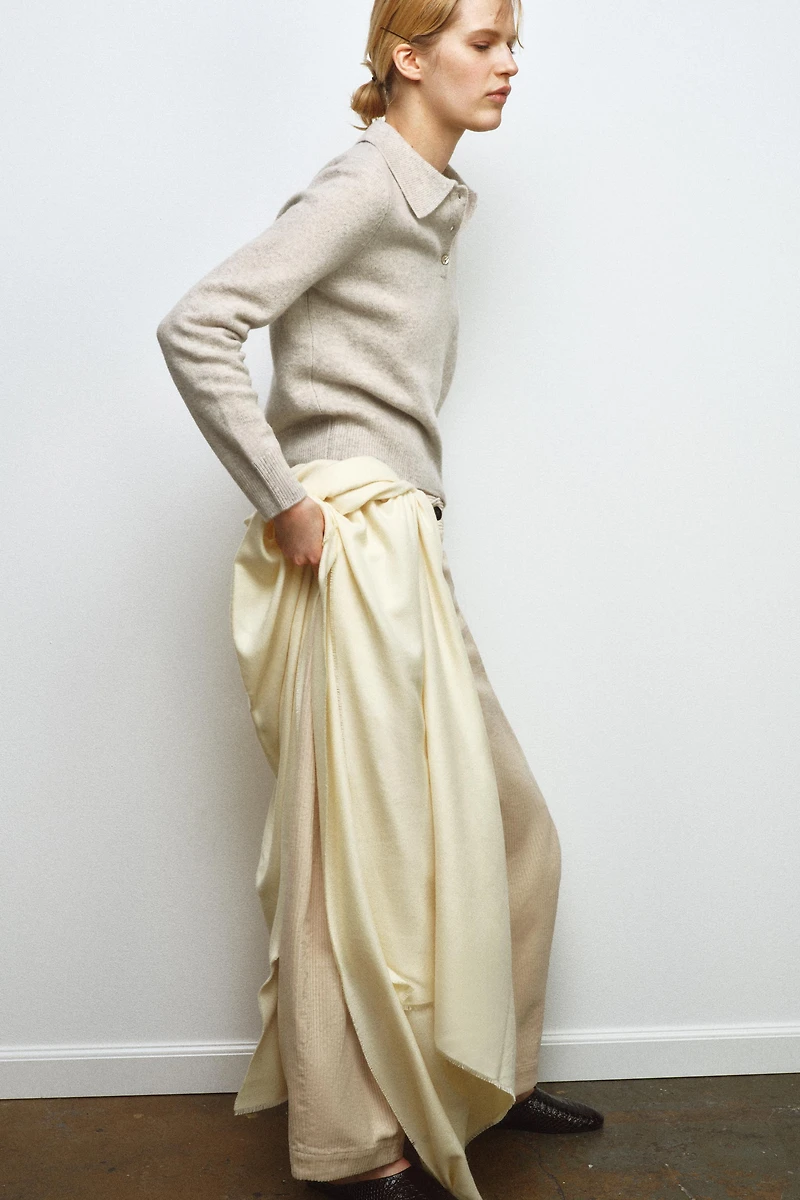 PLAIN 100% WOOL POLO