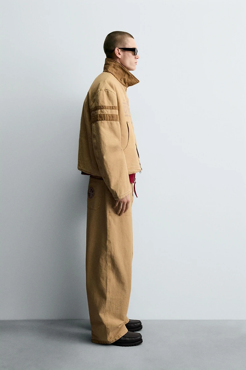 NFL WASHINGTON COMMANDERS EMBROIDERED PATCH BAGGY FIT PANTS