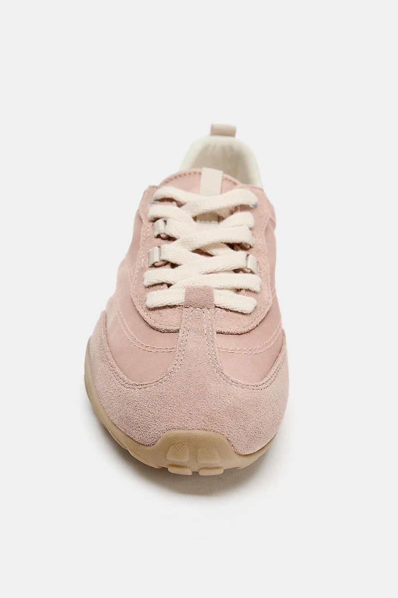 CONTRASTING SOFT SNEAKERS