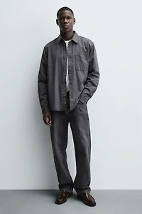 MOCASSINS EN CUIR À MASQUE