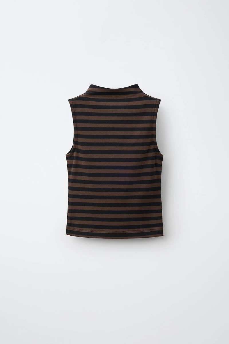 COTTON MODAL SLEEVELESS TOP