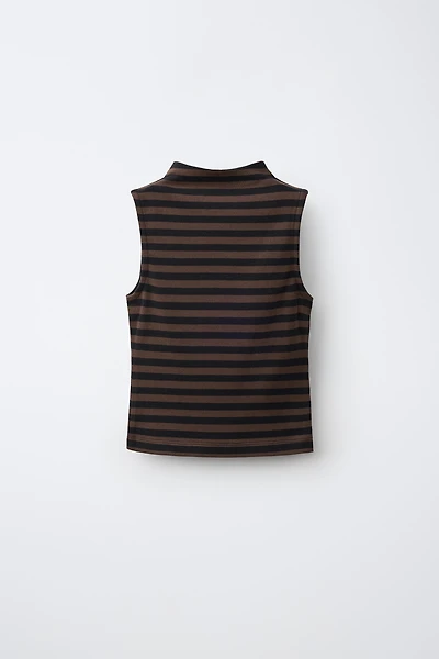 COTTON MODAL SLEEVELESS TOP