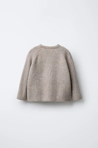 KNIT HENLEY JUMPER
