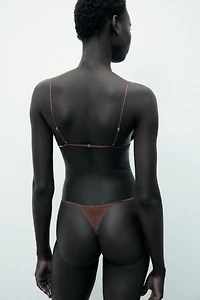 LIMITED EDITION STRUCTURED SILK BRALETTE