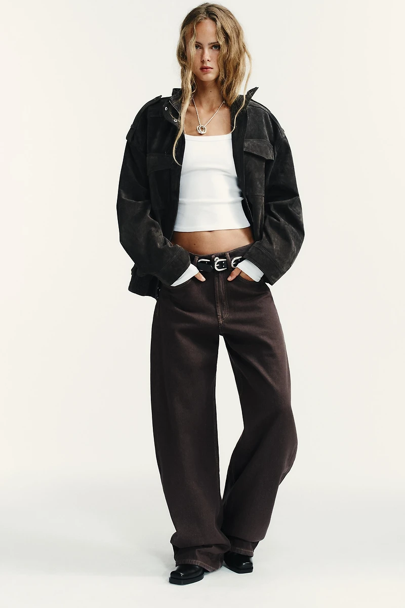 SUEDE LEATHER JACKET