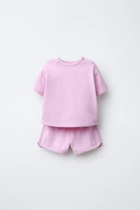 FLAMÉ T-SHIRT AND BERMUDA SET