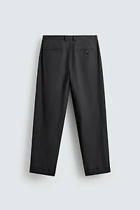 PANTALON DE COSTUME EN POPELINE