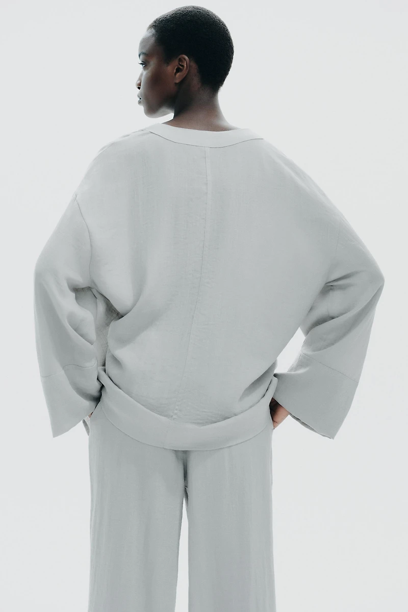 SIDE TIE KIMONO