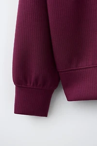 HIGH NECK SWEATSHIRT