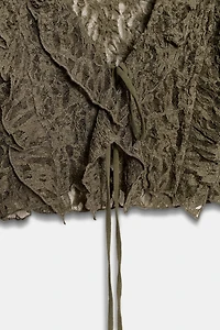 RUFFLED LACE SHORT JACKET