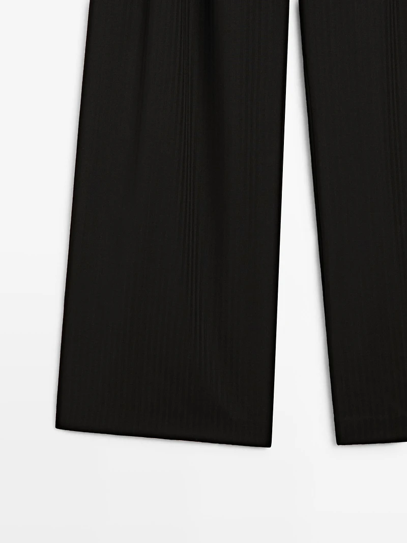 Pantalon à rayures pinces - STUDIO