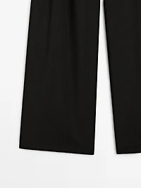 Pantalon à rayures pinces - STUDIO