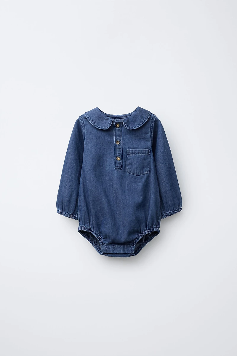 DENIM BODYSUIT