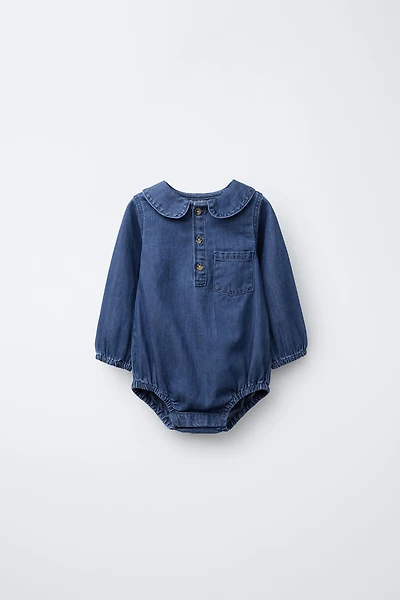 DENIM BODYSUIT