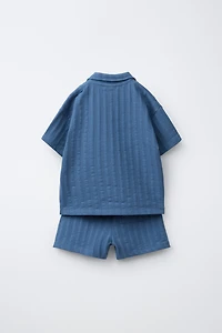 ENSEMBLE JOGGING T-SHIRT POLO ET BERMUDA