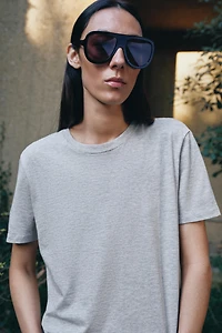 T-SHIRT BASIQUE EN COTON