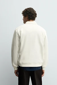 SWEAT POLO INTERLOCK ZIPPÉ