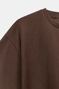 T-SHIRT À FRONCES AU BAS