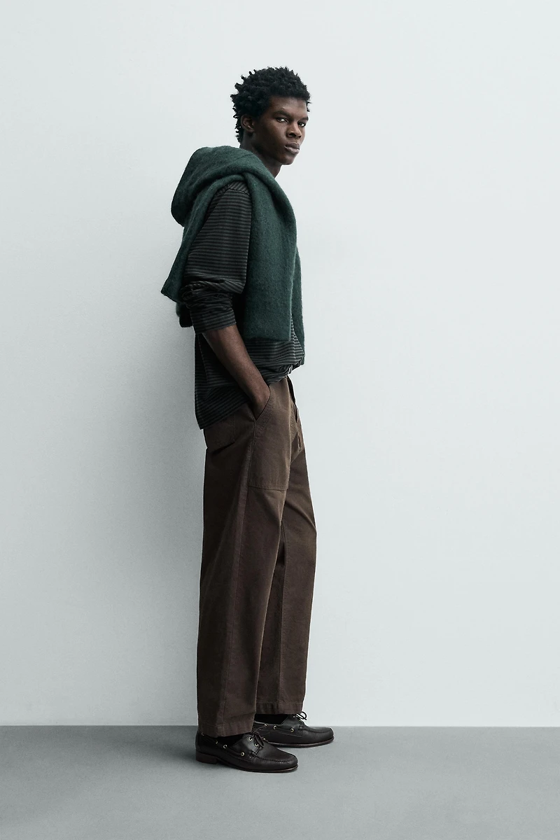 WASHED STRIPED T-SHIRT