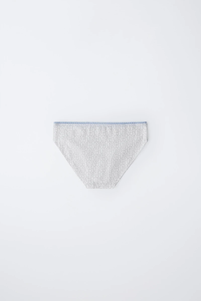 6-14 ANS/ LOT DE SIX CULOTTES IMPRIMÉES