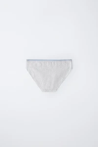 6-14 ANS/ LOT DE SIX CULOTTES IMPRIMÉES