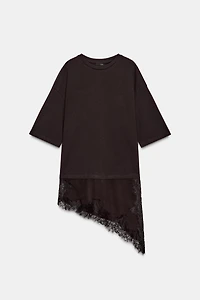 COMBINATION LACE T-SHIRT