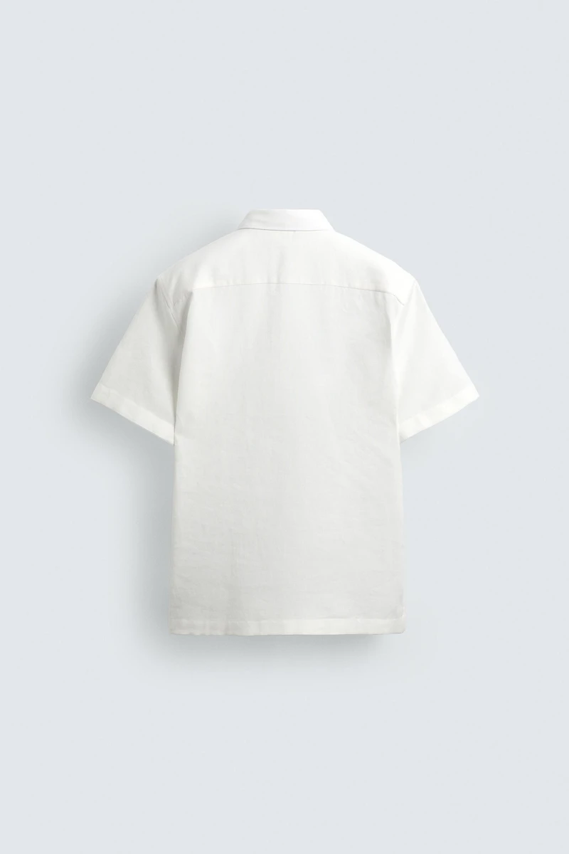 CHEMISE REGULAR FIT LIN - COTON