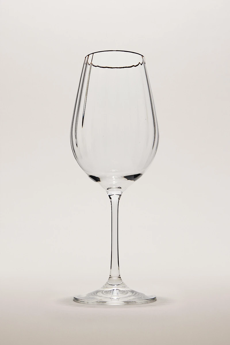 CHRISTMAS GLASS WITH LINES