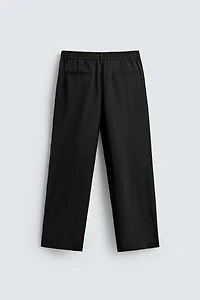 PLEATED FLOWY PANTS