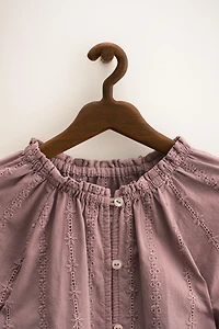 ZARA TIMELESS - BLOUSE BRODERIE SUISSE