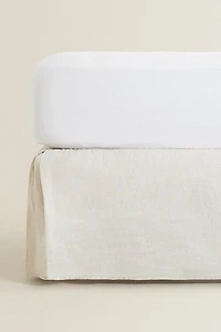 FADED LINEN BEDSKIRT