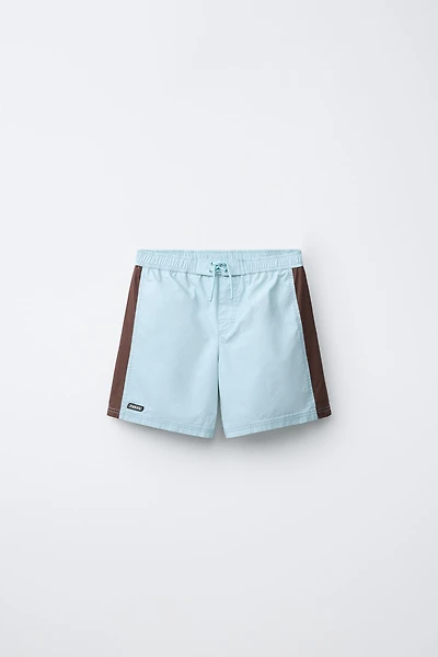 SHORT DE BAIN COLOR BLOCK PUKAS SURF 6- ANS